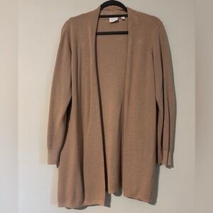 CYRUS - Open Front Tan Women's Cardigan - Camel - size XL